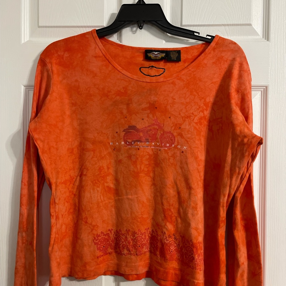 Ladies Harley Davidson 100th Anniversary LS T-shirt